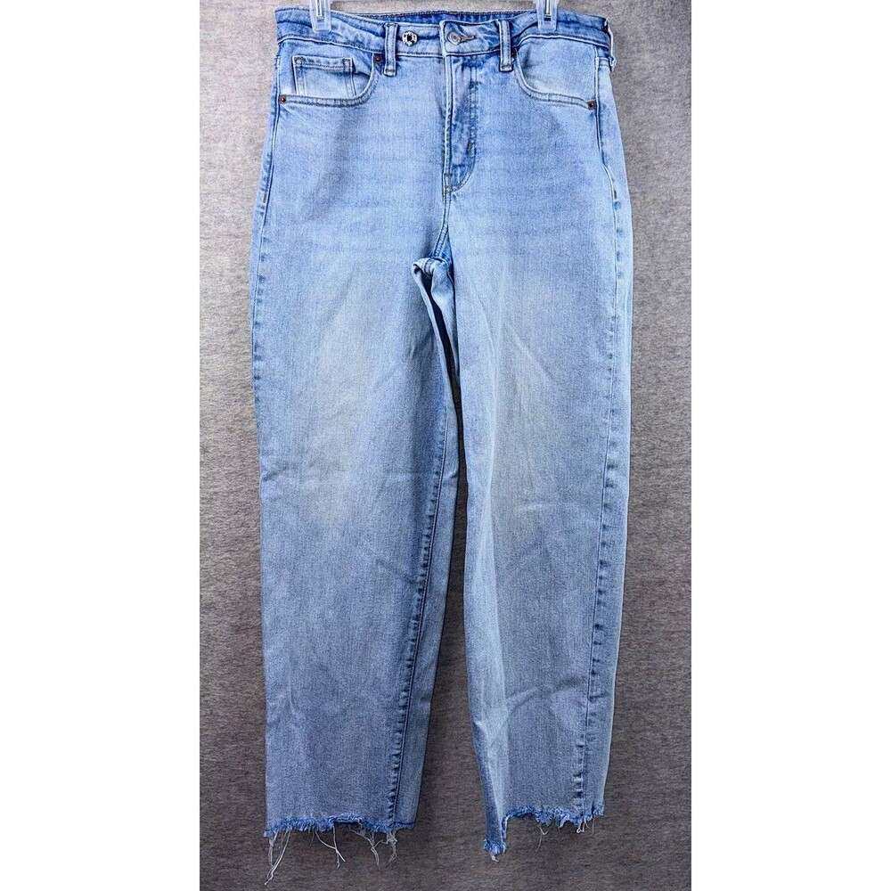 Old Navy Women’s O.G. Loose High Rise Light Wash Relaxed Fit Jeans Size 10
